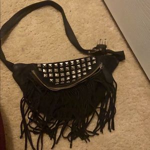 Studded waist bag